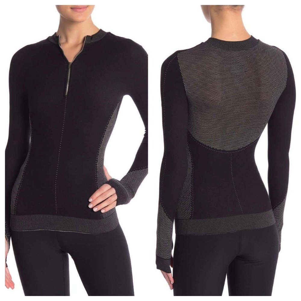 (Sold) Free People Honeycomb Pullover Black NWT M - Picture 6 of 14
